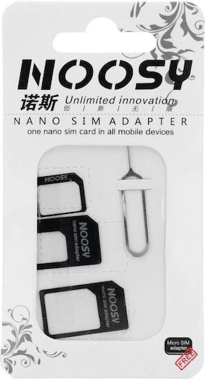 Noosy 3in1 SIM Adapter σε Μαύρο χρώμα