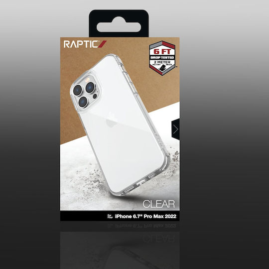 Raptic Clear Back Cover Πλαστικό / Σιλικόνης Διάφανο (iPhone 14 Pro Max)