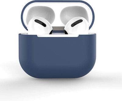 Hurtel Soft Θήκη Σιλικόνης σε Μπλε χρώμα για Apple AirPods