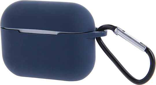TelForceOne Pendant and Carabiner Θήκη Σιλικόνης με Γάντζο σε Μπλε χρώμα για Apple AirPods 1 / AirPods 2