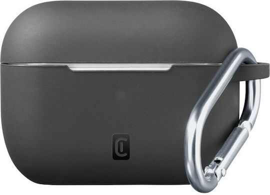 Cellular Line Bounce Калъф с кука в Черен цвят за Apple AirPods Pro