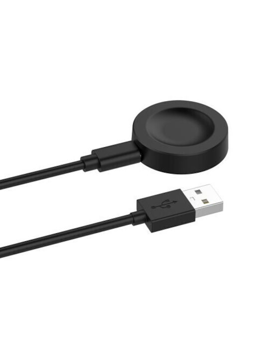 Tactical USB Charging Cable Φορτιστής για Huawei Watch 3/3 Pro Μαύρος