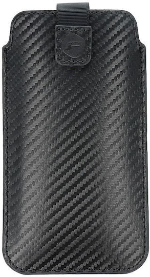 Forcell Pocket Carbon Case Size 18 Sock & Pouch Μαύρο