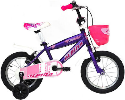 Alpina Beleno 14" Kids Bicycle BMX Purple