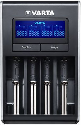 Varta Dual Tech Charger 4 Batteries Li-ion/Ni-MH Size AA/AAA/18650/14500