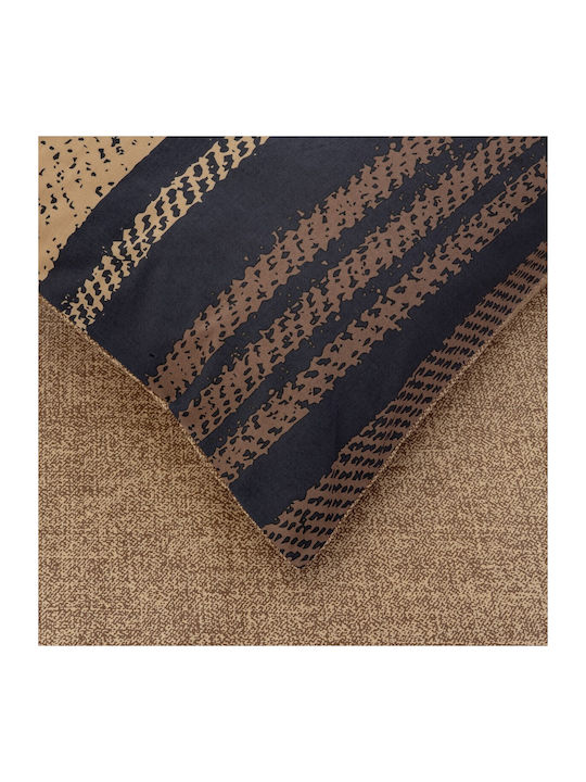 Kocoon Sheet Sets Single 160x270cm. Tena Brown 3pcs