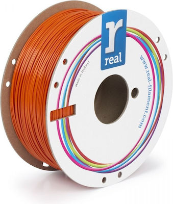 Real Filament PETG 3D Printer Filament 1.75mm Πορτοκαλί 1kg