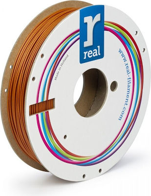 Real Filament PLA 3D Printer Filament 1.75mm Sparkle Quartz Orange 0.5kg