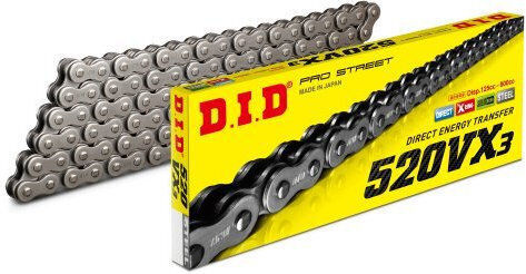 DID Drive Chain 520VX3 for Aprilia Tuono for Kawasaki KLR 250
