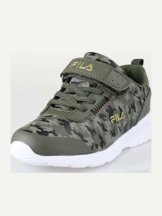 Campilio 2V Παιδικά Sneakers με Σκρατς Χακί