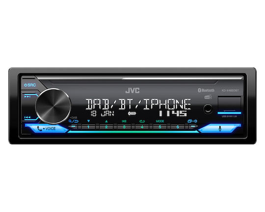 JVC KD-X482DBT Auto-Audiosystem 1 DIN (Bluetooth/USB)