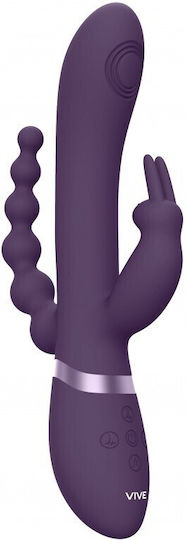 Vive Rini Vibrator Kaninchen 22.9cm Purple