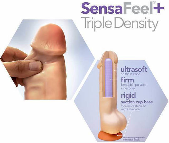 Dr. Skin Plus Posable Ρεαλιστικό Dildo με Βεντούζα Vanilla 19cm