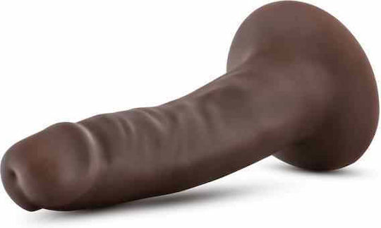 Dr. Skin Plus Posable Dildo realist Cu ventuză Ciocolată 14cm