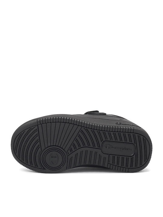 Rebound Ps Παιδικά Sneakers με Σκρατς Μαύρα