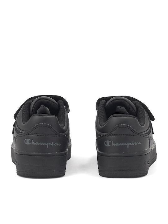 Rebound Ps Παιδικά Sneakers με Σκρατς Μαύρα