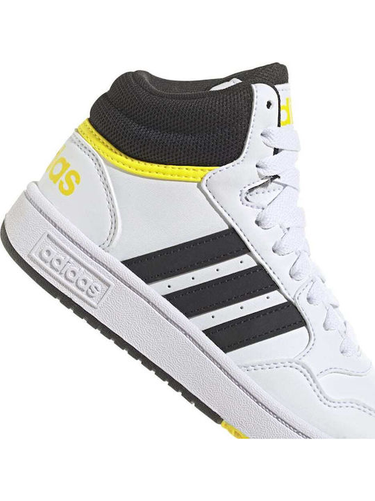 Hoops Mid 3.0 Παιδικά Sneakers High Λευκά