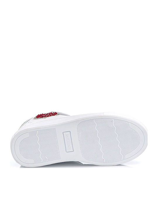 Kids Sneakers High with Scratch White