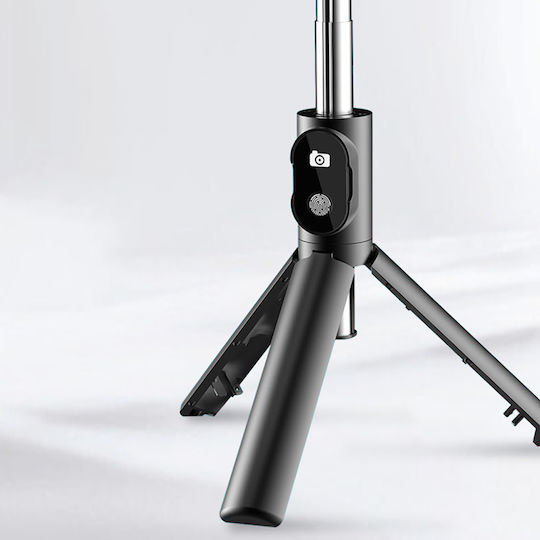 Earldom ET-ZP16 Selfie Stick με Bluetooth Μαύρο