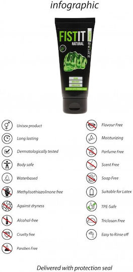 Fist Fist It Natürliches Gleitmittel auf Wasserbasis als Gel 100 ml