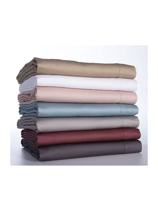 Nef-Nef Homeware Sheet Super-Double with Elastic 160x200+35cm. Elements Anthracite