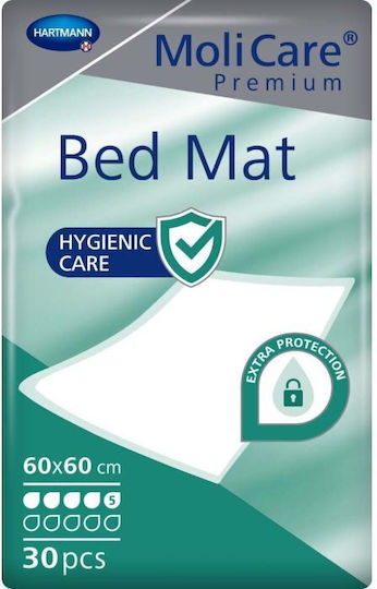 Hartmann Molicare Premium Υποσέντονα Ακράτειας 5 Σταγόνων 60x60cm 30τμχ
