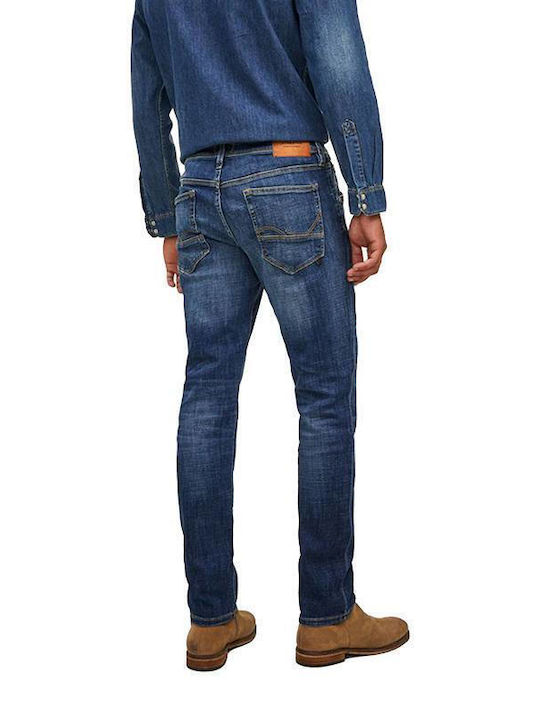 Jack & Jones Pantaloni de Bărbați din Jean în Croială Slim denim albastru