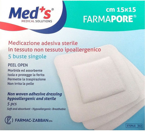 Med's Стерилизирани Адхезивни пластири Farmapore 5бр