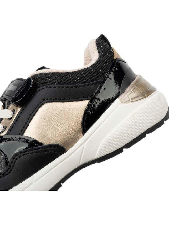Running Kinder Sneakers mit Klettverschluss Schwarz