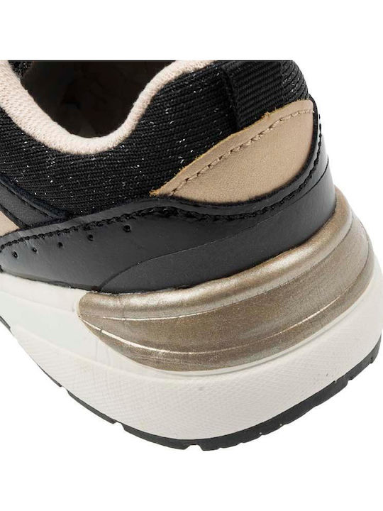 Running Kinder Sneakers mit Klettverschluss Schwarz