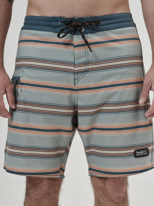 Men's Swimwear Bermuda Multicolour Striped