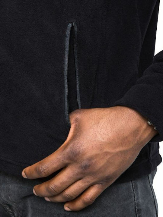 Fleece Bernal Ανδρική Ζακέτα Fleece Μαύρη