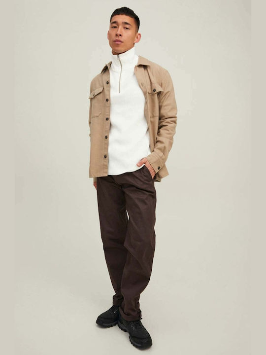 Langarm-Pullover Egret