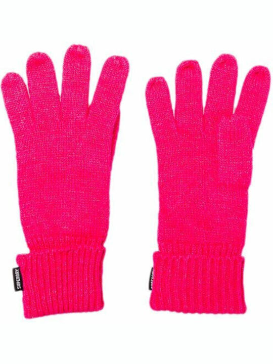 Heritage Ribbed Fenway Pink Γυναικεία Πλεκτά Γάντια