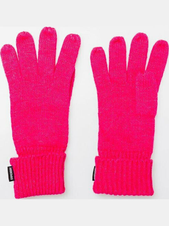 Heritage Ribbed Fenway Pink Γυναικεία Πλεκτά Γάντια