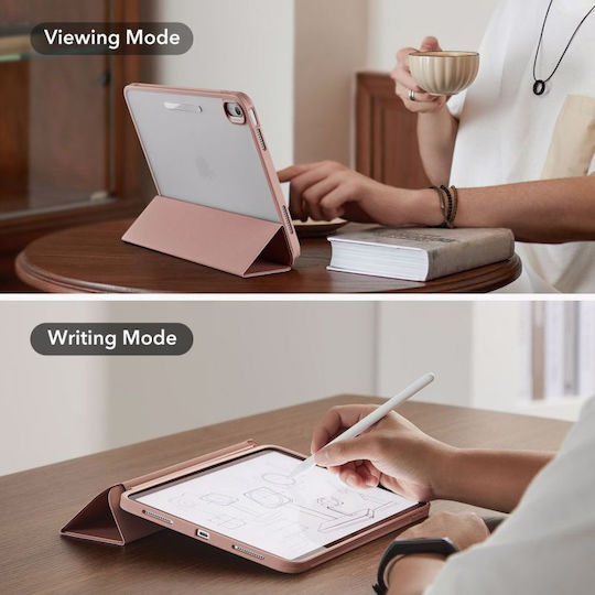 ESR Ascend Hybrid Flip Cover Ροζ Χρυσή (iPad 2022 10.9'')