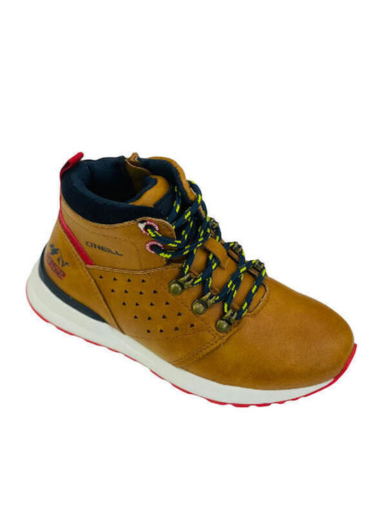 Ventura Mid Jr Kids Boots with Zipper Tabac Brown