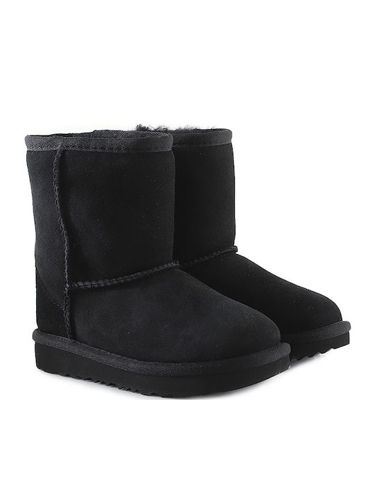 Classic II Suede Kids Boots Black