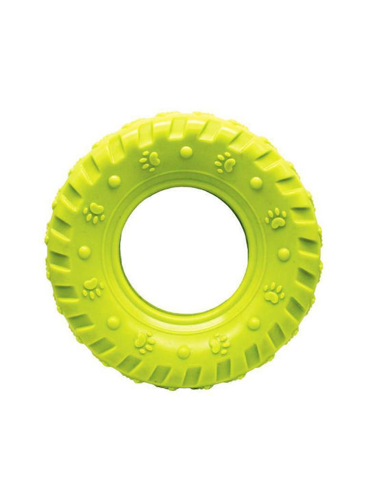 Happypet Grrrelli Tyre Dog Toy Medium Yellow