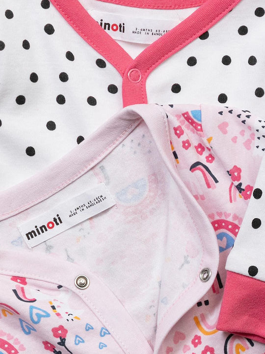 Minoti Set Babystrampler Langärmliges Mehrfarbig 2Stück