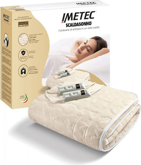 Imetec Relaxy Pătură electrică și protecție saltea Bej 100W 137cmx150cm