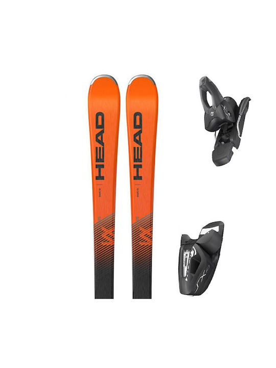 Head Shape VX Men's Skis with Bindings for SX 10 Orange 316319