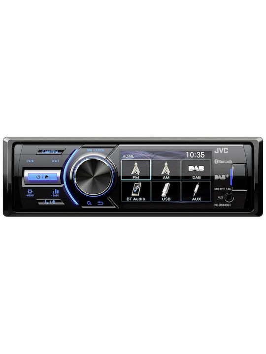 JVC Car Audio System 1DIN (Bluetooth/USB) with Detachable Panel