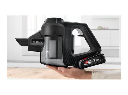 Bosch Επαναφορτιζόμενη Σκούπα Stick 18V Μαύρη BBS611BSC