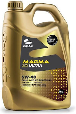 Cyclon Συνθετικό Λάδι Αυτοκινήτου Magma Syn Ultra 5W-40 4lt