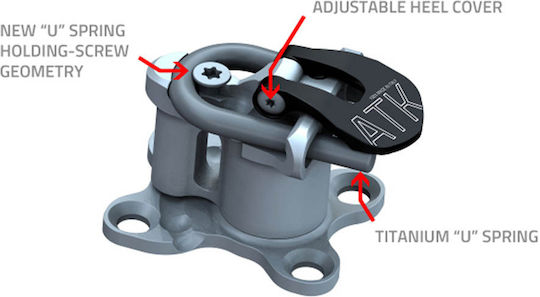 ATK SL Evo World Cup Ski Bindings in Black Color