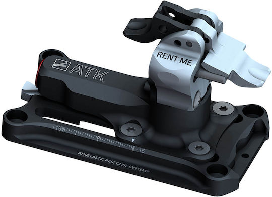 ATK Rent Me Ski Bindings with Brake Width 108mm in Black Color