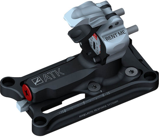 ATK Rent Me Ski Bindings with Brake Width 108mm in Black Color