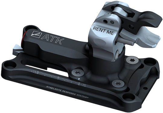 ATK Rent Me Ski Bindings with Brake Width 108mm in Black Color
