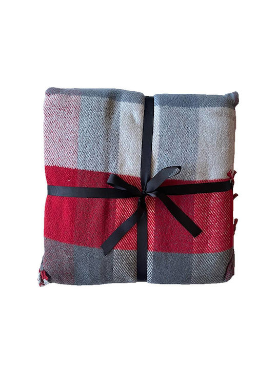 TnS Single Blanket 150x200cm Red